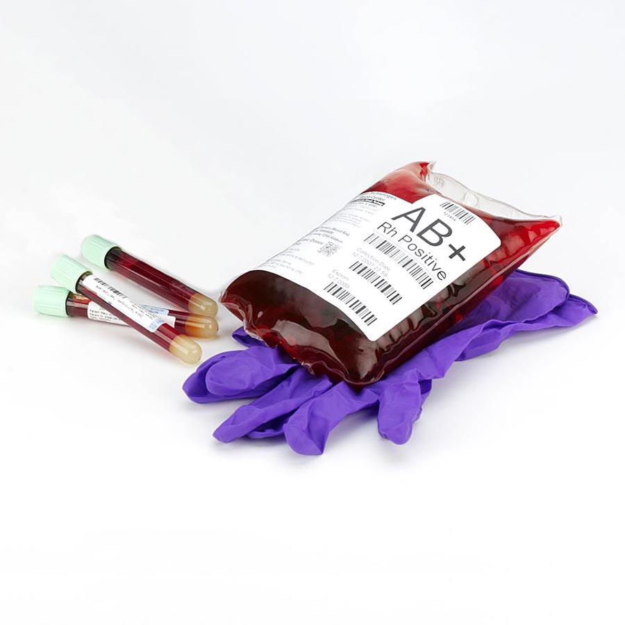 Etiquettes pour poches de sang